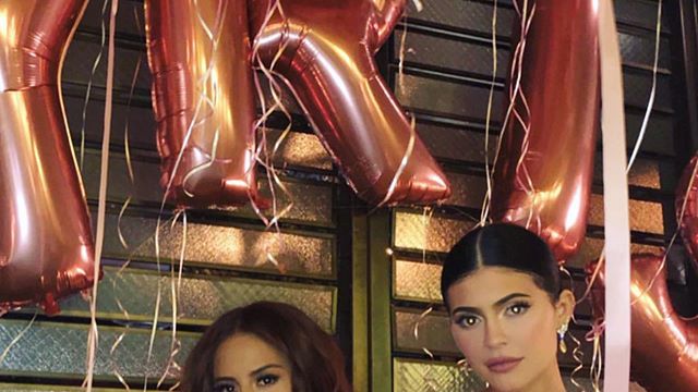 Kylie Jenner wears sexy, all-red outfit for her friend's birthday party