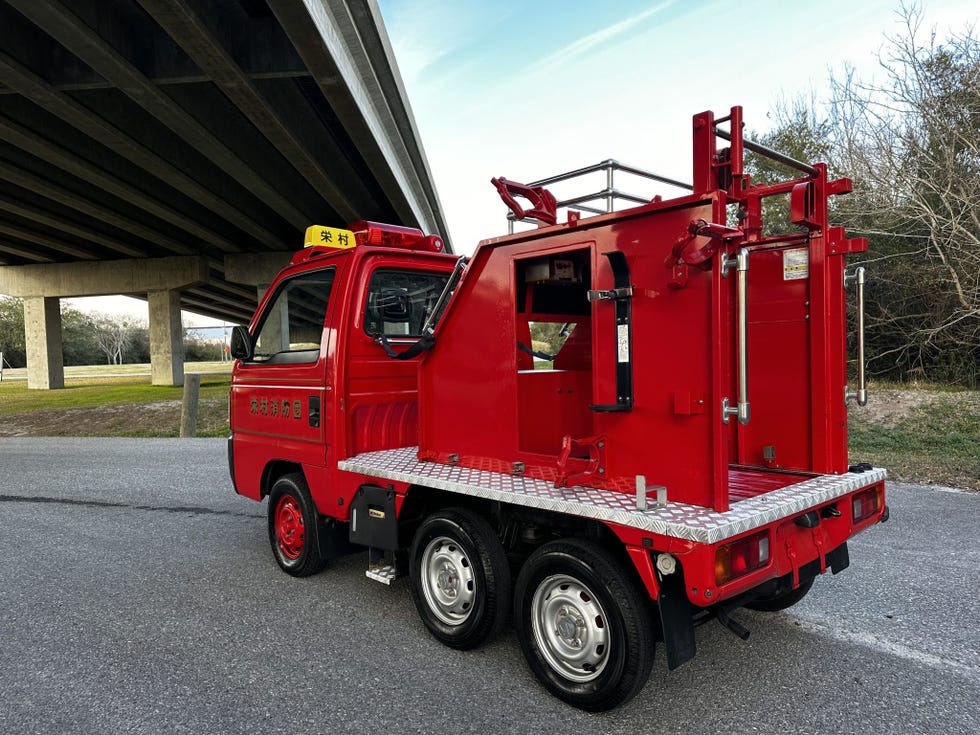 1996 honda acty crawler fire truck