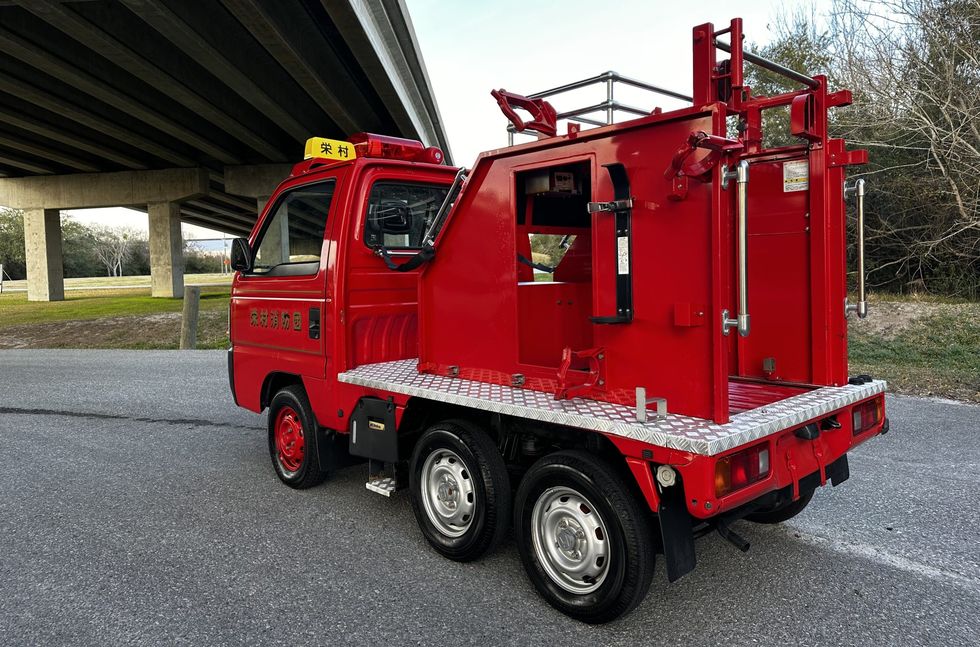 1996 honda acty crawler fire truck