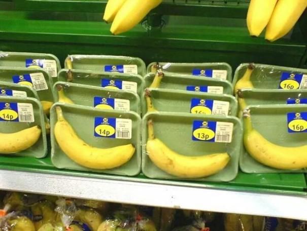 Plátanos envasados