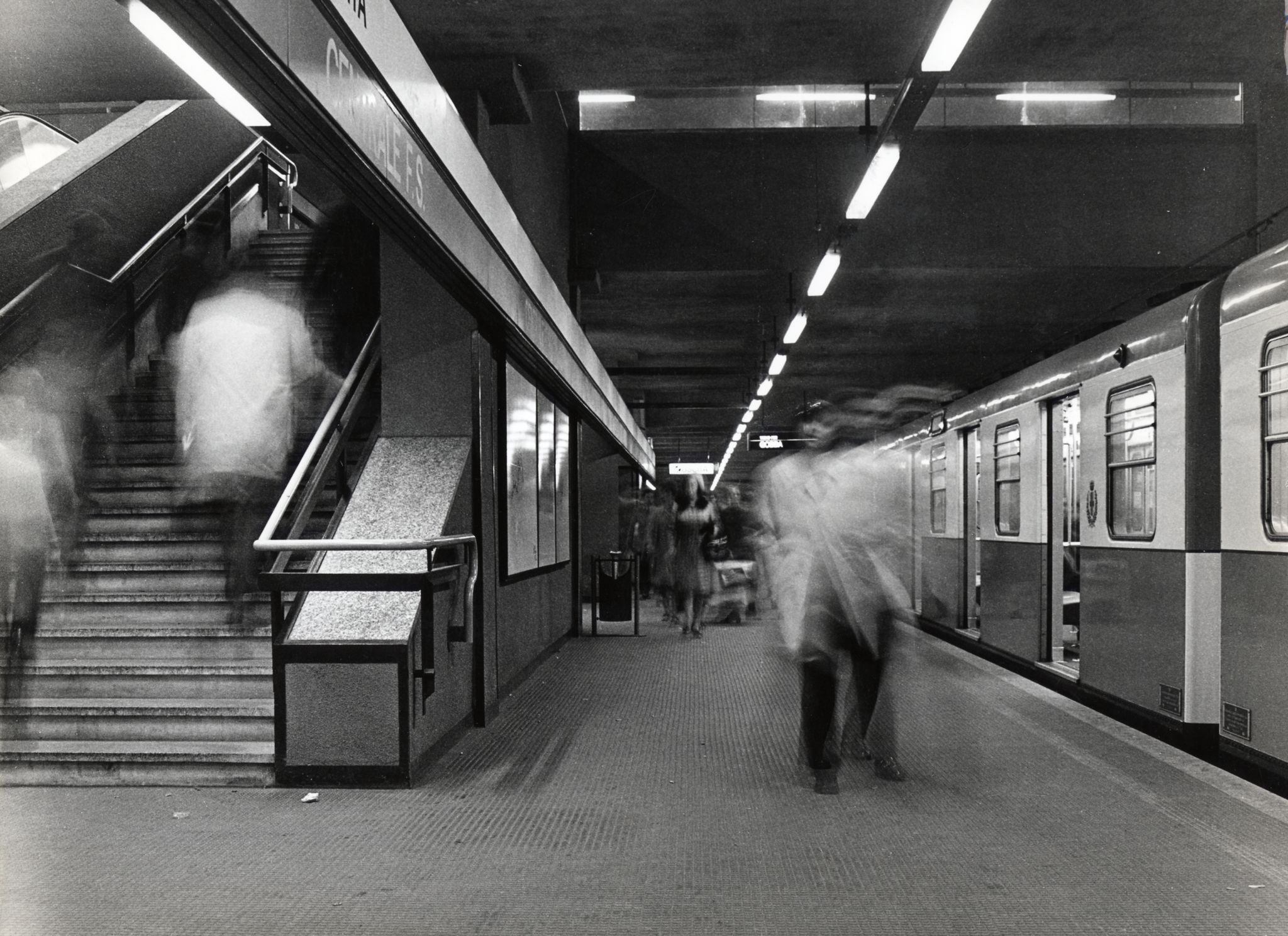 Una stazione della metro di Milano
