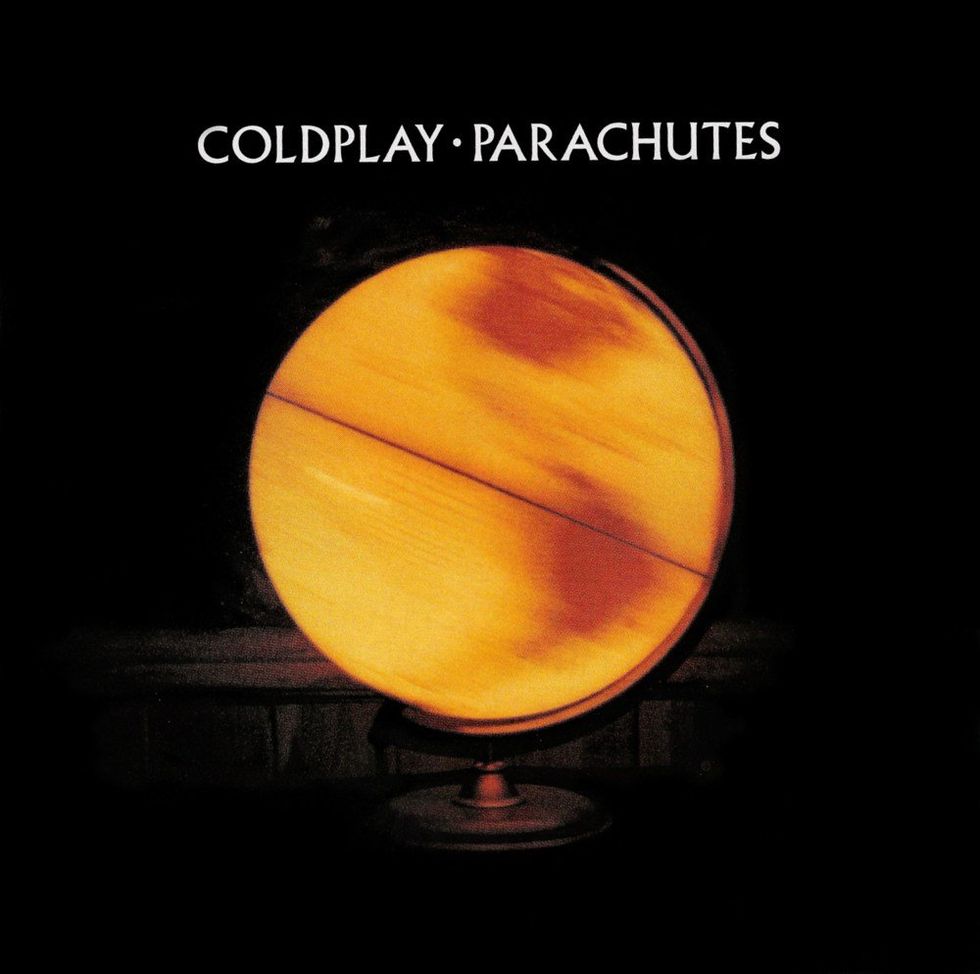 Portada de Parachutes de Coldplay