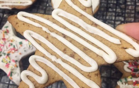Sugar cookies with chickpea flour