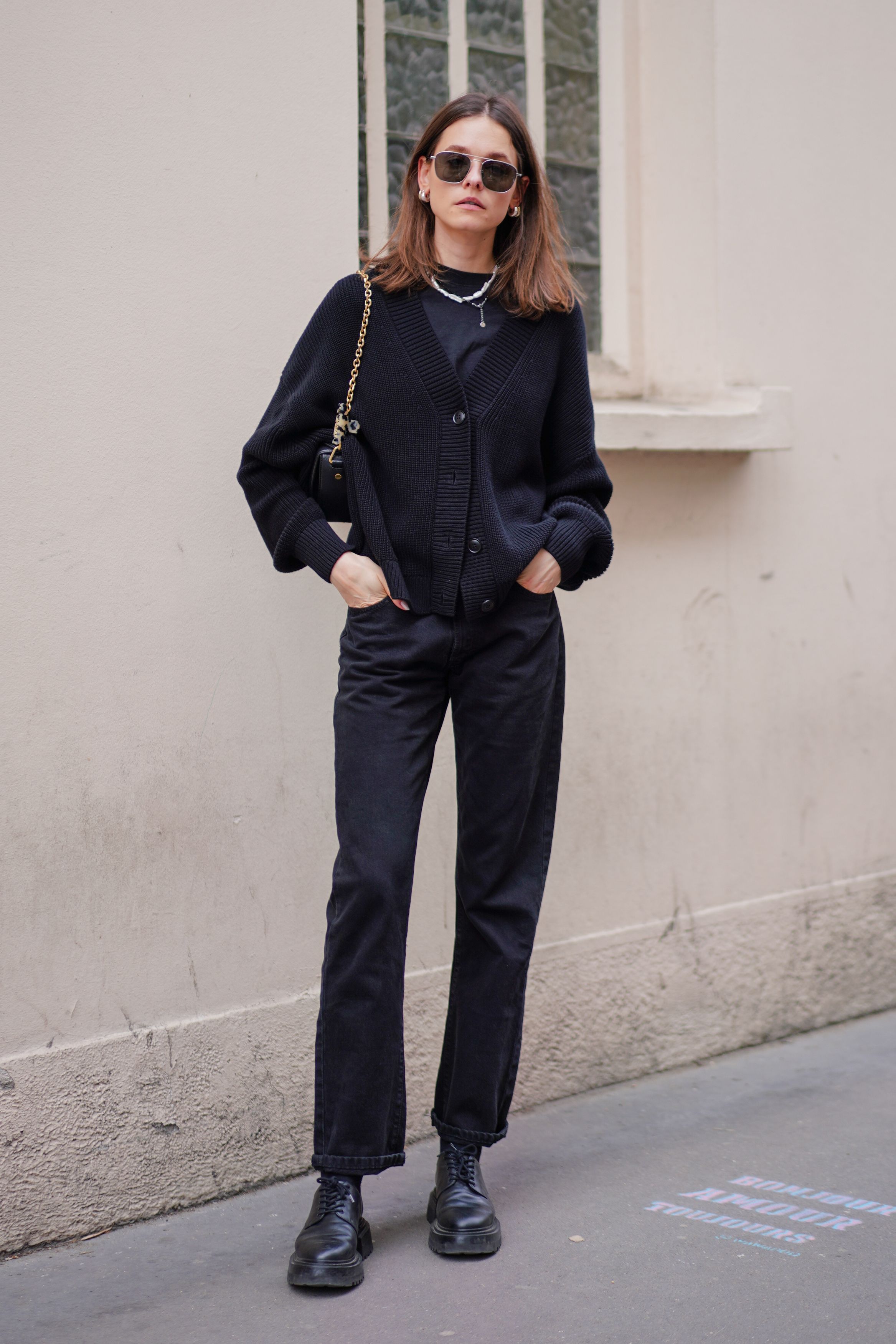 【どんなコーデにも合わせやすい】CHANEL ブラックロングパンツ 美品 Vintage シャネル CHANEL 99P パンツ ロングパンツ