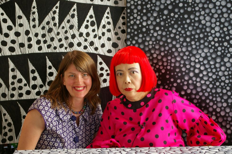 Director Heather Lenz and artist Yayoi
 Kusama in KUSAMA - INFINITY, directed by
 Heather Lenz.