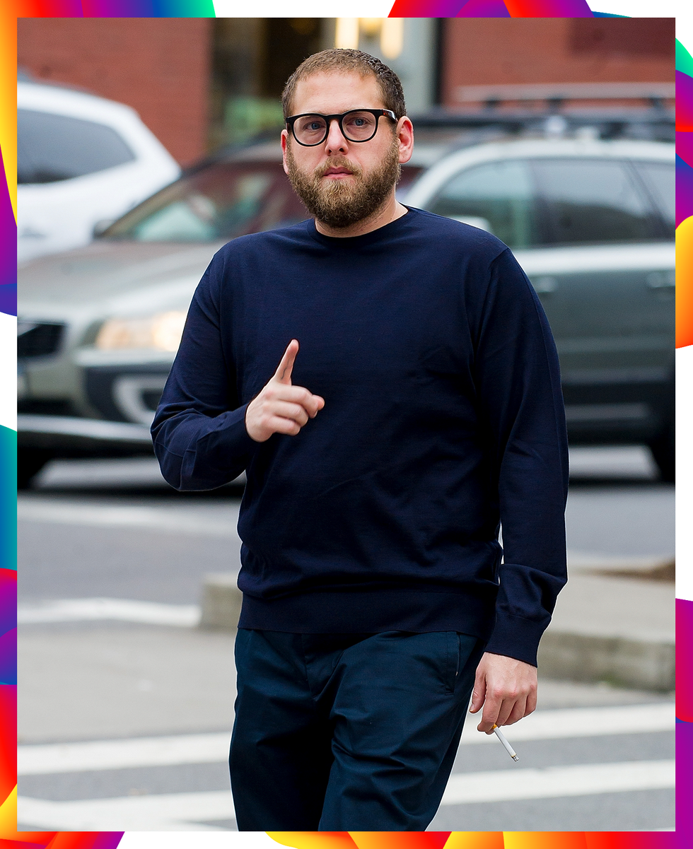 Jonah hill store red tinted sunglasses