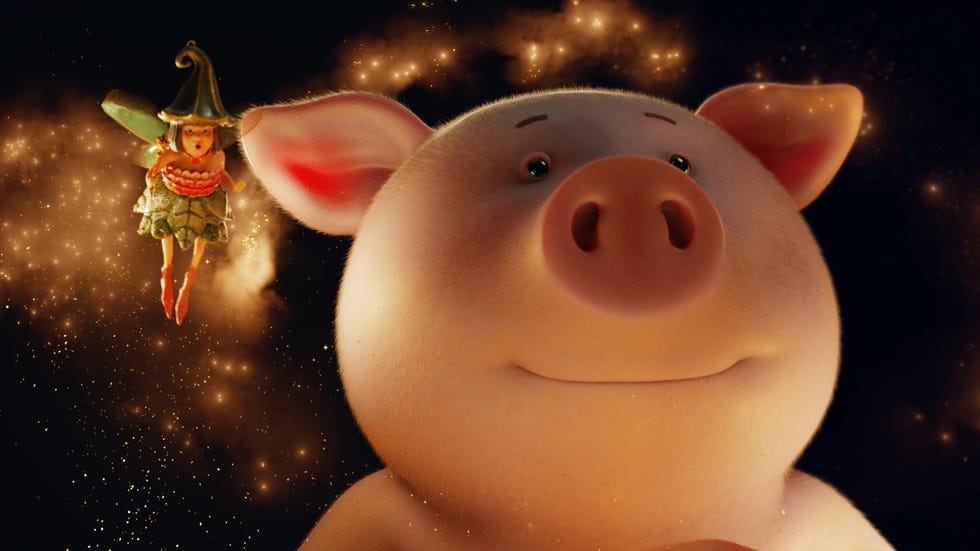 percy pig's voice ms christmas advert 2021