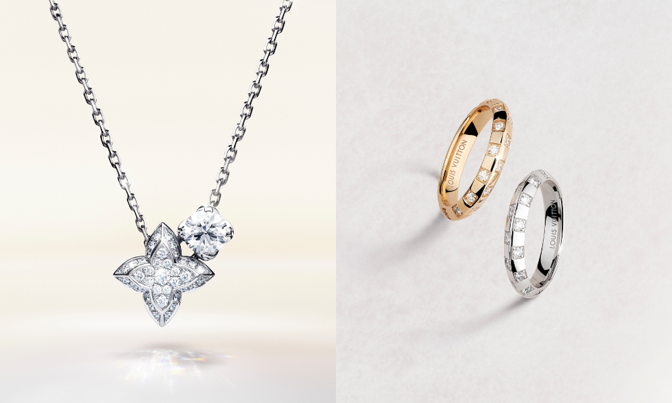 lv的鑽石花朵革命：lv diamonds鑽石珠寶系列上市！正式成為lv monogram star星型鑽石