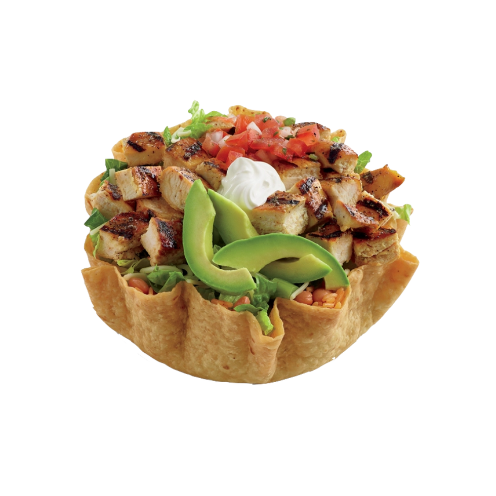 a taco with meat and vegetables