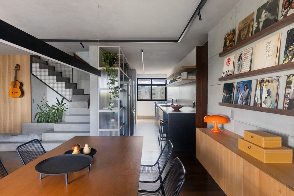 estilo industrial y esencia ochentera en este duplex inspirado en los clasicos lofts neoyorquinos