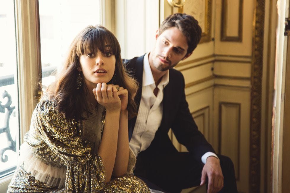 engaged couple