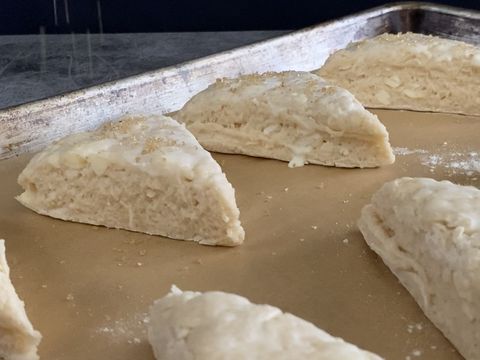 scones baking