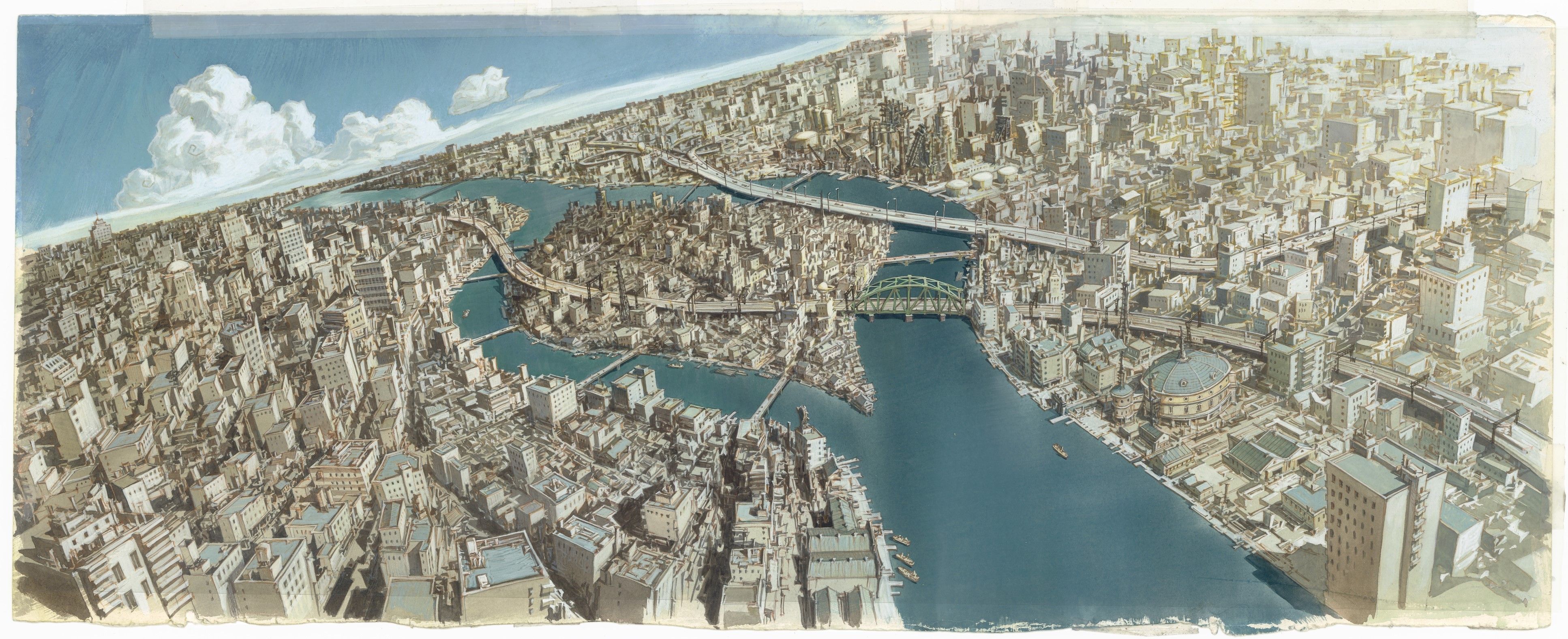 レア本　谷口吉郎・吉生記念 金沢建築館　アニメ背景美術に描かれた都市　図録 アニメ背景美術に描かれた都市」 （谷口吉郎・吉生記念 金沢建築