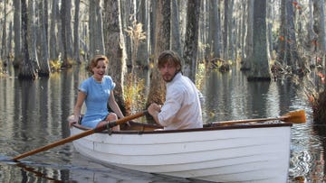 Water transportation, Bayou, Boat, Vehicle, Boating, Boats and boating--Equipment and supplies, Skiff, Tree, Water, Watercraft, 