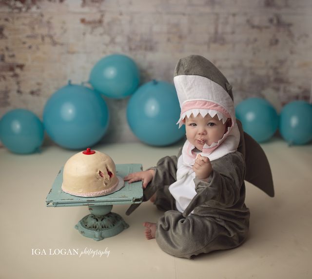 A Mom Dressed Her Baby As A Shark And Gave Her A Boob Cake To Celebrate ...