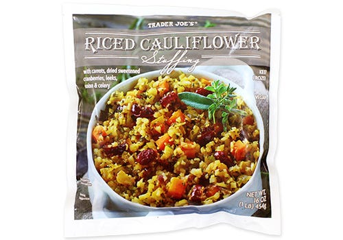 Trader Joe's Riced Cauliflower Stuffing