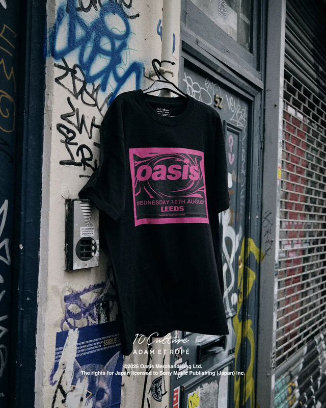 オアシスとアダム エ ロペのコラボTシャツ再び 幻のツアー