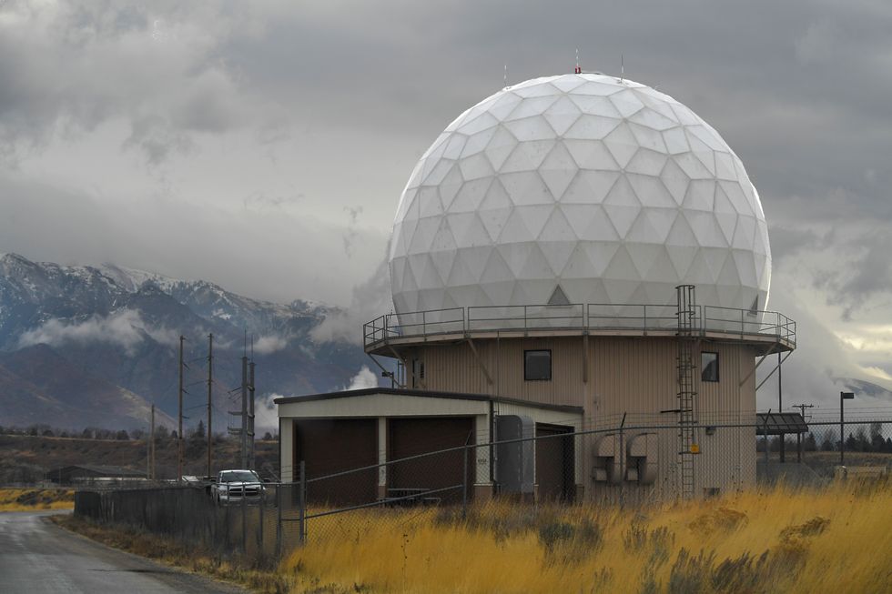 the anfps 117 engineering facility nov 20, 2019, at hill air force base, utah the facility is used for testing and training and is a replica of the long range radar systems that make up the american canadian north warning system us air force photo by todd cromar