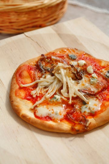 pizza con setas