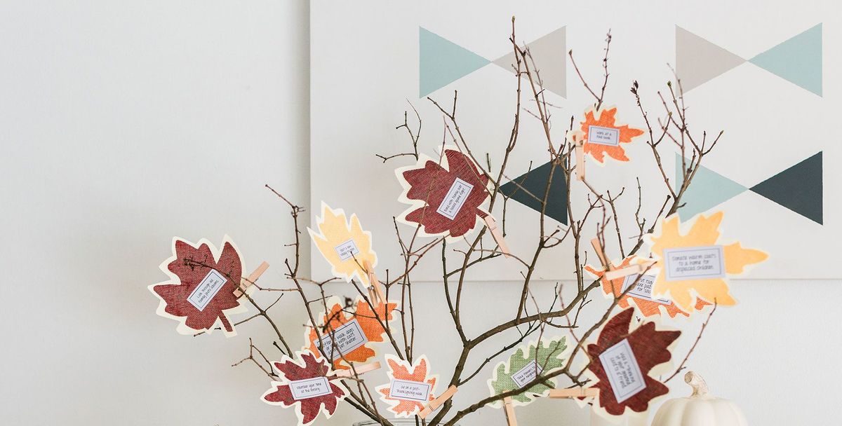 12 Best Thanksgiving Tree Ideas - How To Make A Thankful Tree