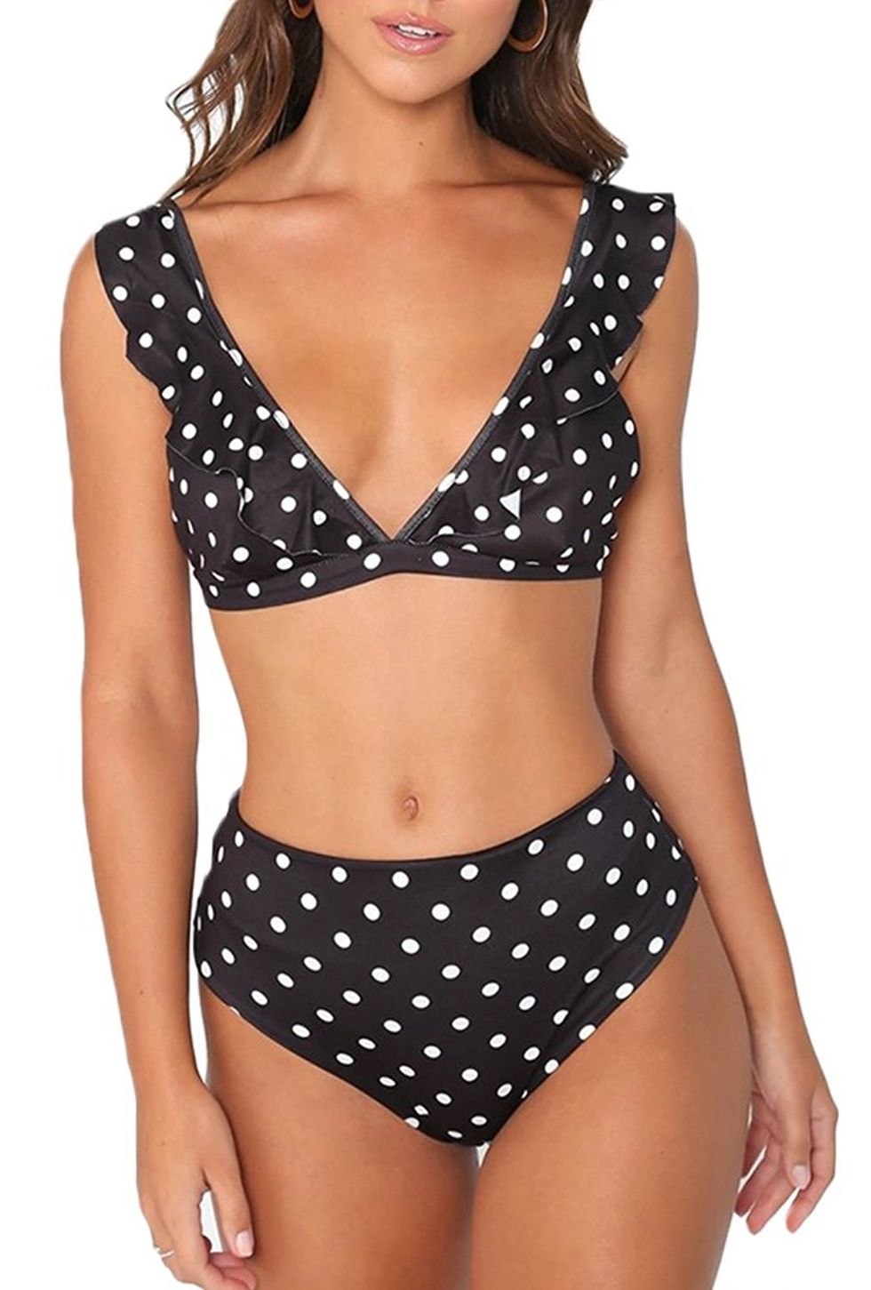 MADISON bikini bralet top  Polka Dots – LIPÉ SWIMWEAR