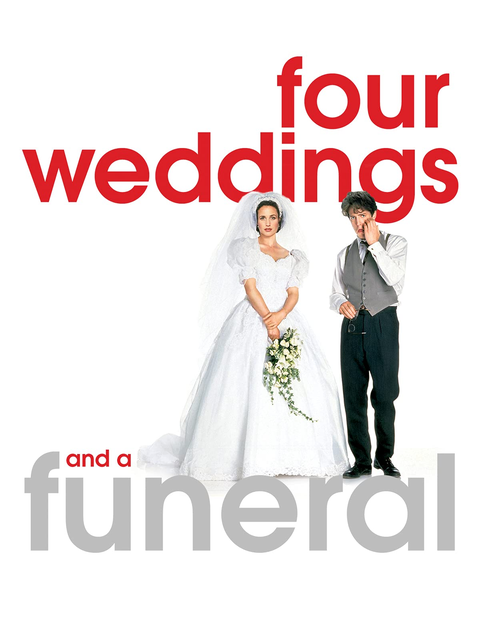 four weddings and a funeral movie poster