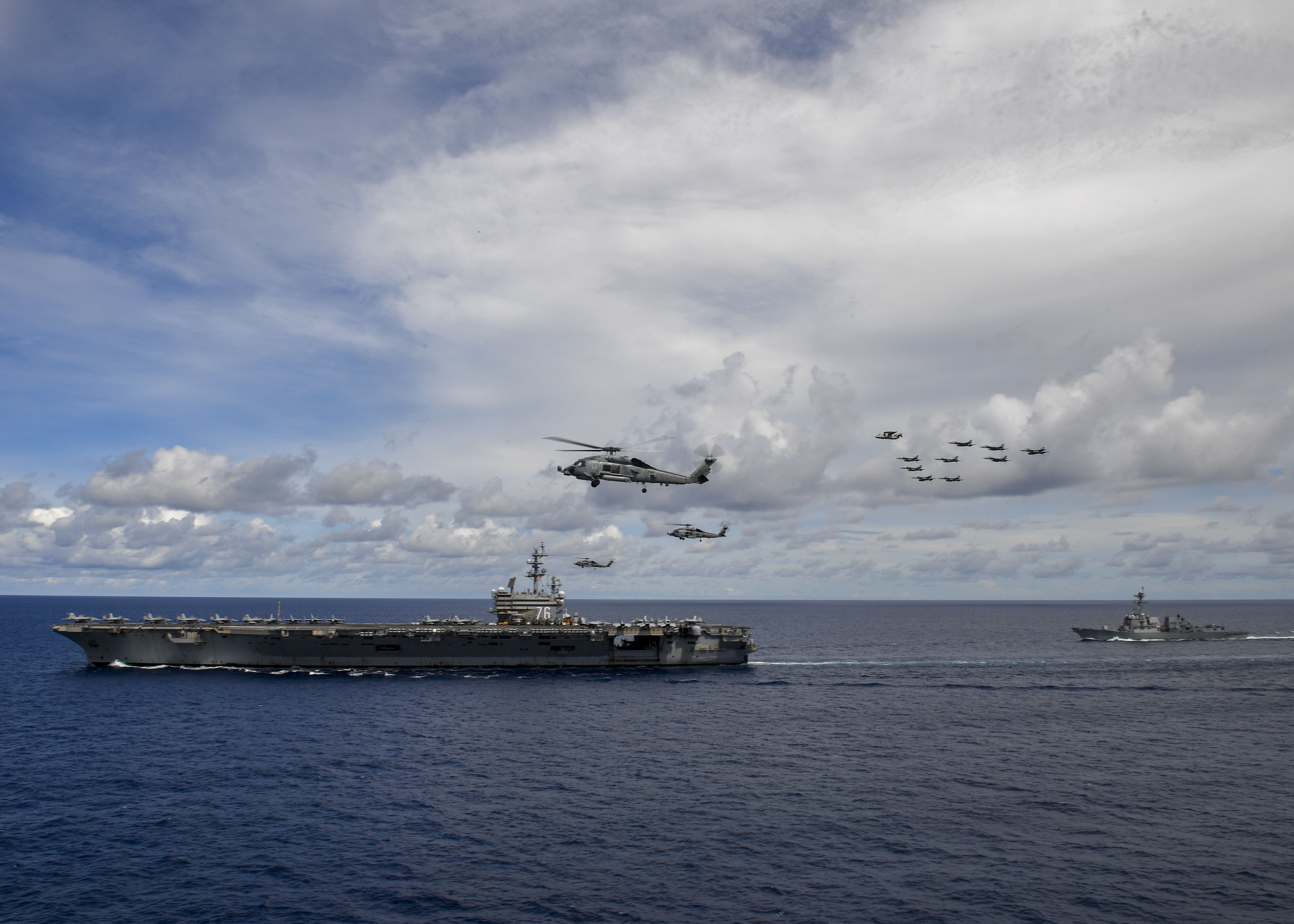 U.S. Sends Major Military Muscle To The South China Sea