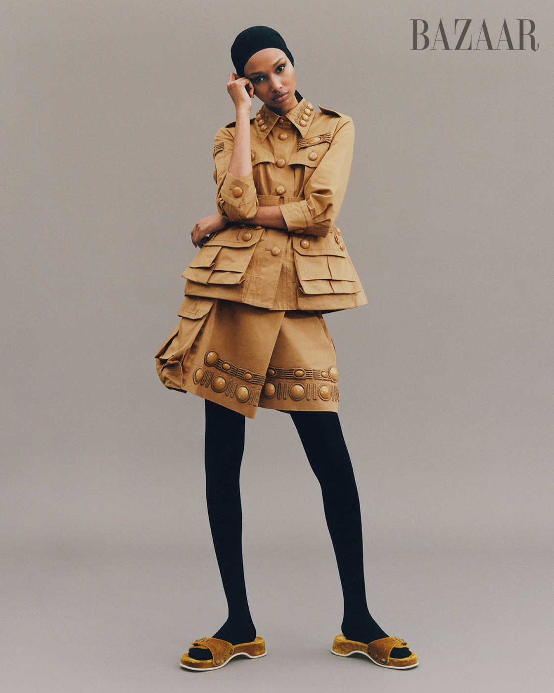 model wearing marc jacobs