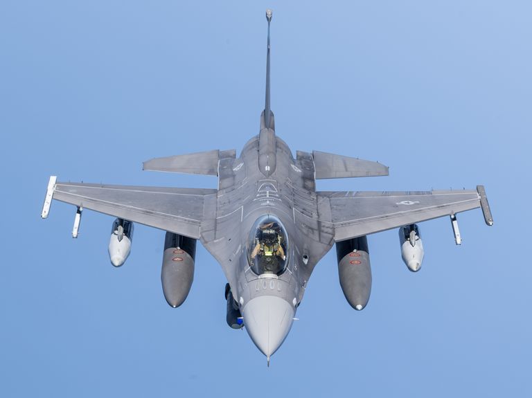 a us air force f 16 fighting falcon flies over the us central command area of responsibility oct 14, 2020 the f 16 fighting falcon is a compact, multirole fighter aircraft that has proven itself in both air to air combat and air to surface attack us air force photo by senior airman duncan c bevan