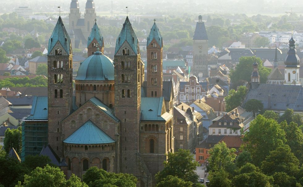 Van de Dom van Speyer loopt een prachtig deel van het zuidelijke Jacobspad