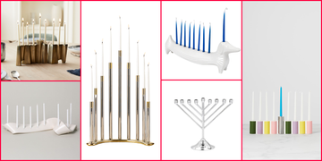 modern menorahs