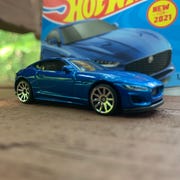 the hot wheels 2021 jaguar f type die cast model