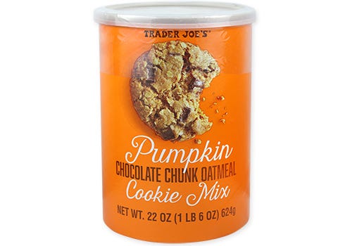 tj pumpkin cookie mix