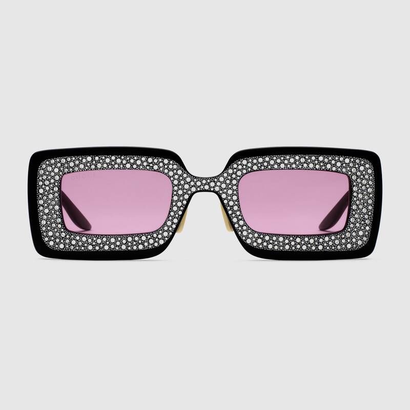 Mujer Gafas de moda con diseño de tachuela lentes cuadrados sin montura  creativo para verano, Moda de Mujer
