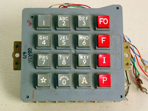 a western electric model 66a3a dtmf keypad