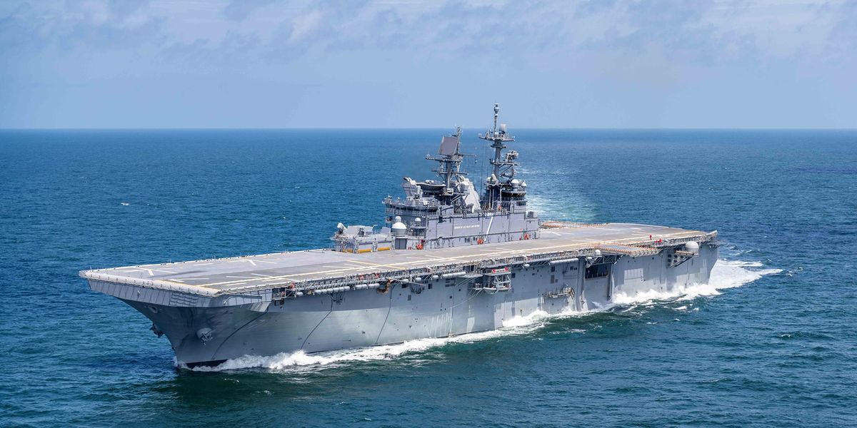 USS Tripoli Is Navy's New Amphibious Assault Ship | USS Tripoli