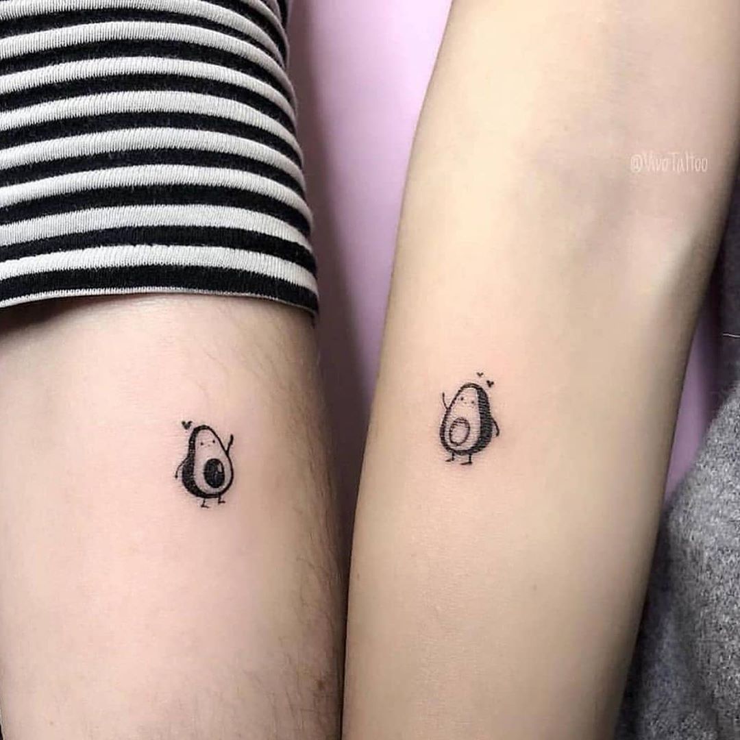 girlfriend and boyfriend matching tattoos ideas