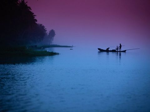 In Kerala is de visserij een belangrijke bron van inkomsten In deze zuidwestelijke deelstaat is het analfabetisme het laagst en is de bevolking het gezondst van heel India