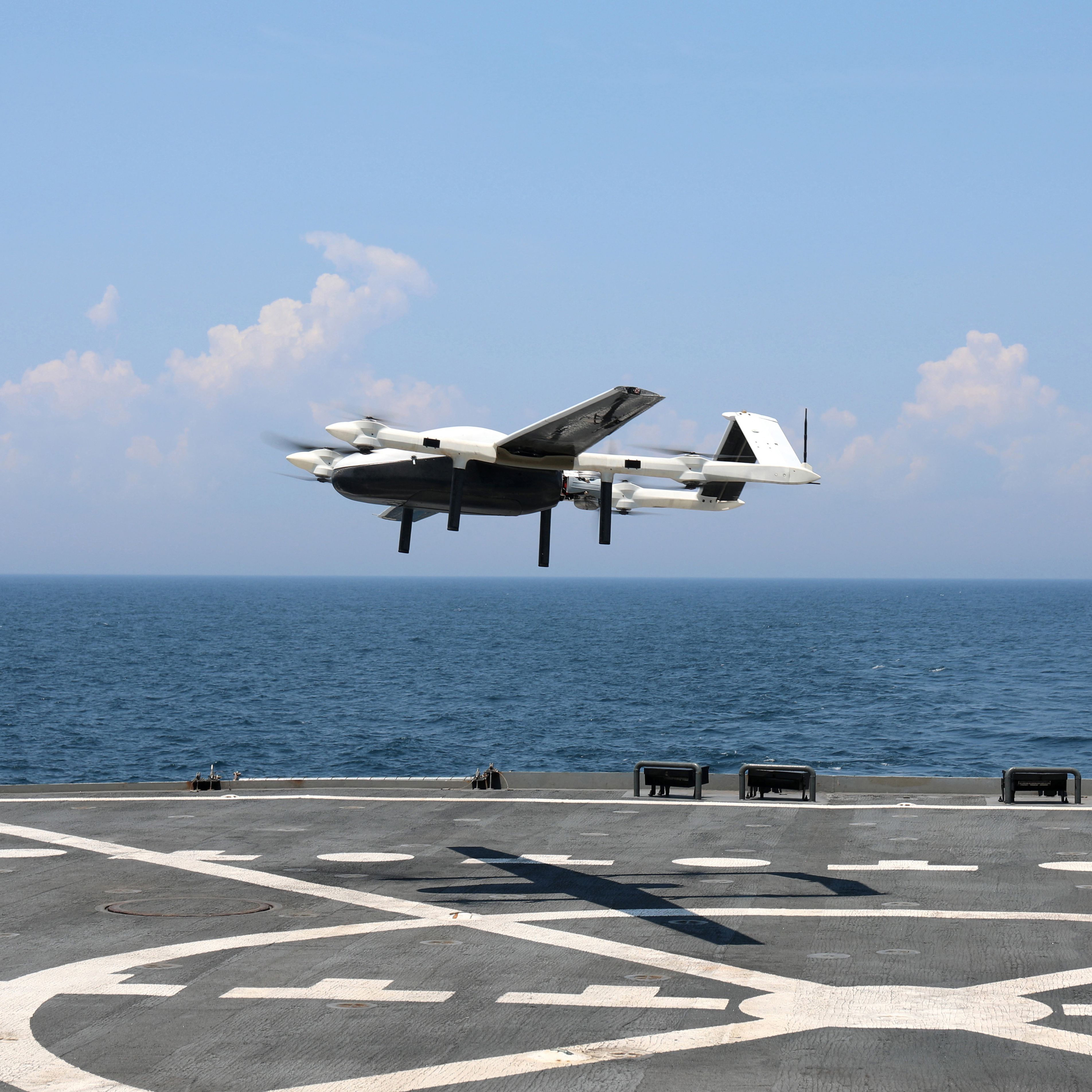 Moving Cargo From Ship to Ship Is So Dangerous That the Navy Is Recruiting Drones