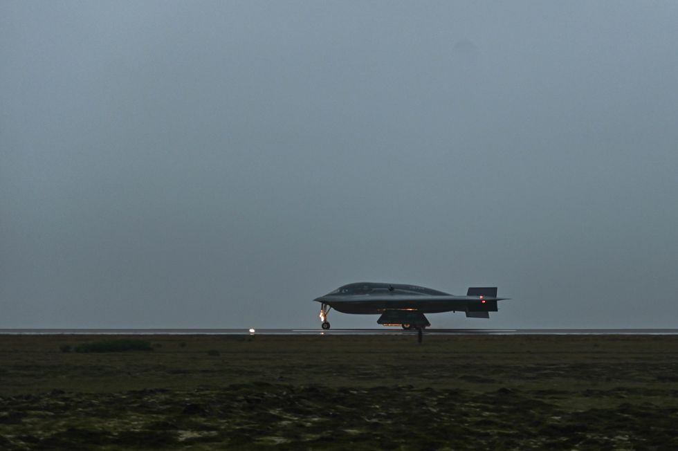 three b 2 spirit stealth bombers, assigned to whiteman air force base, missouri, arrive at keflavik air base, iceland, august 23, 2021 the stealth bombers will take part in their first ever forward operation out of iceland, highlighting air force global strike airmen capabilities of executing bomber agile combat employment in the european theater by training in iceland, aircrew and airmen are familiarizing themselves with the european theater and airspace, enhancing enduring skills and relationships with nato allies and regional partners us air force photo by airman 1st class victoria hommel