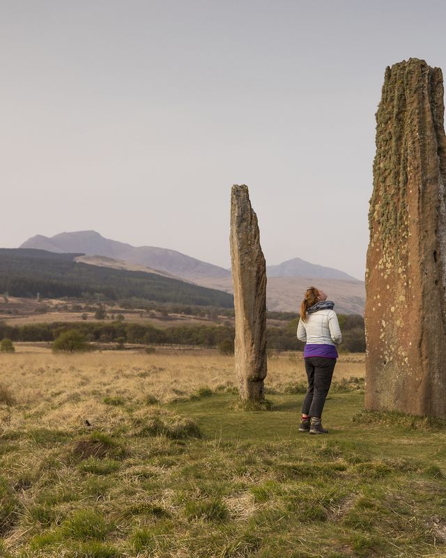 machrie moor standing stones is the collective name for six stone circles and archaeological site on the isle of arran