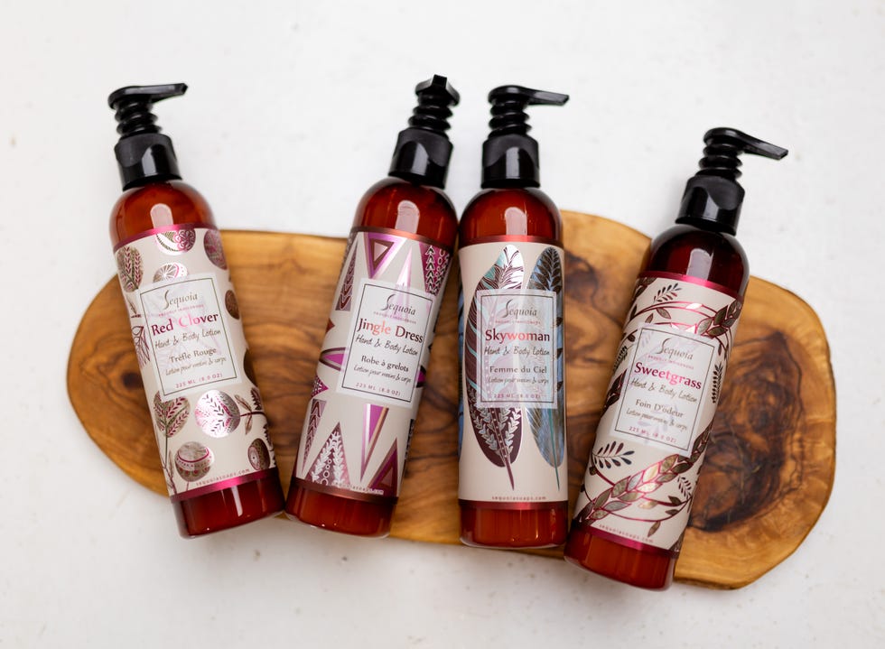 a group of bottles of lotion