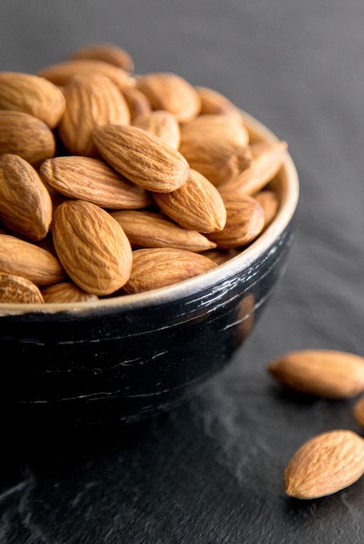 Food, Nut, Almond, Nuts & seeds, Superfood, Ingredient, Apricot kernel, Plant, Produce, Cuisine, 