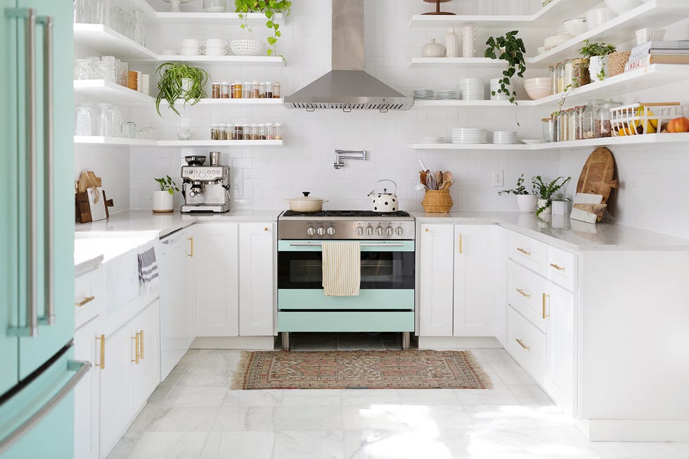 After modern kitchen