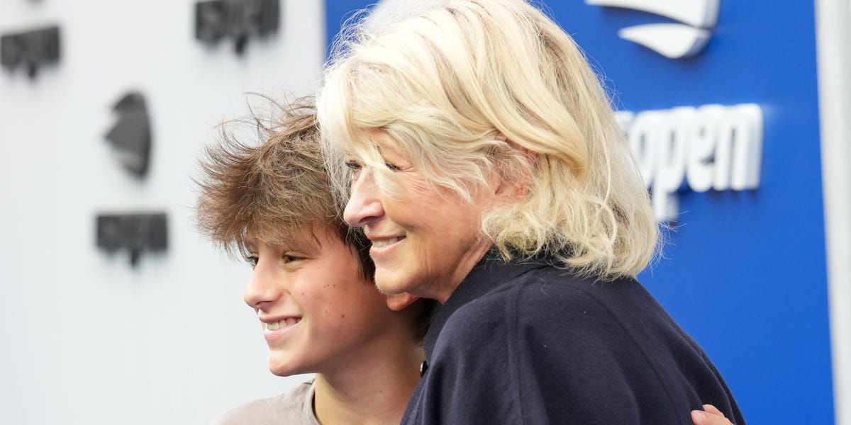 Martha Stewart at the U.S. Open Finals