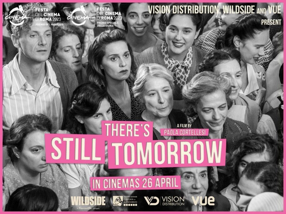 promotional poster for the film theres still tomorrow