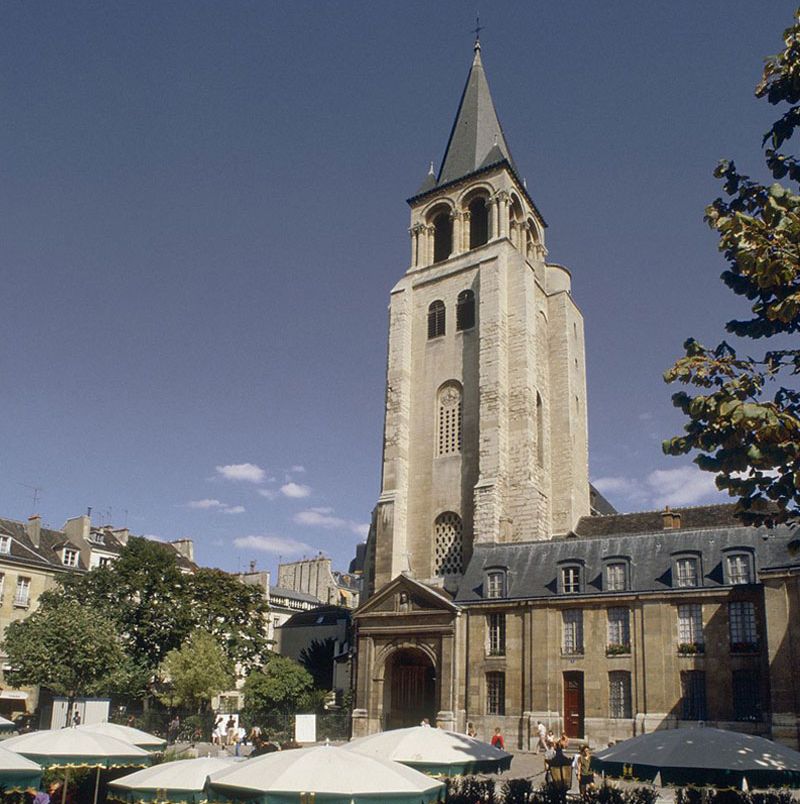 most beautiful churches in paris saint germain des pres veranda