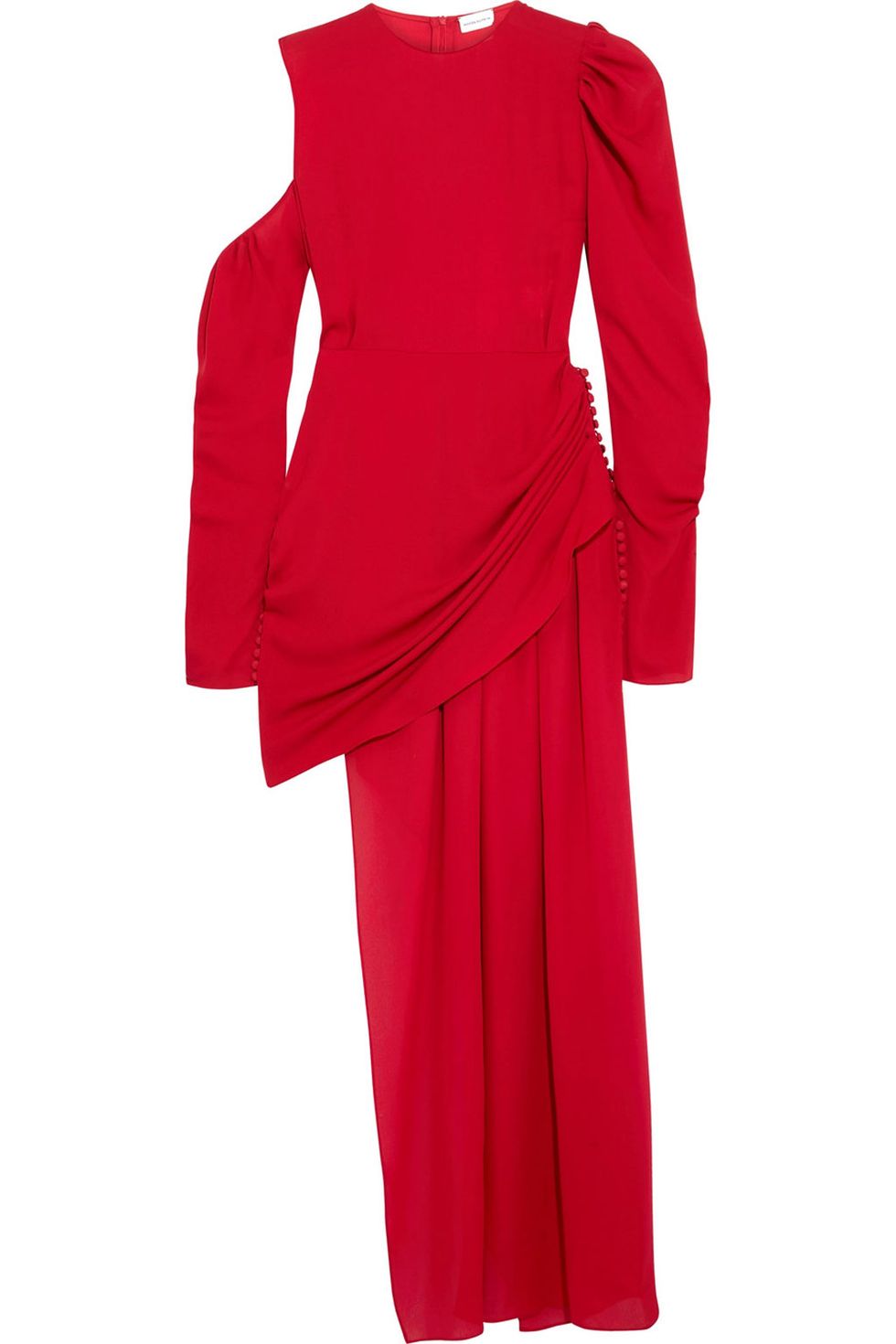 Clothing, Sleeve, Red, Dress, Neck, Outerwear, Shoulder, Formal wear, Suit, Day dress, 