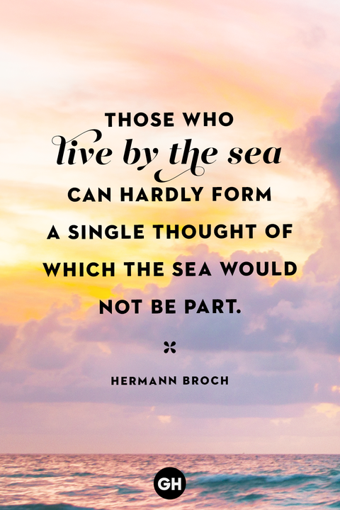 beach quote by hermann broch
