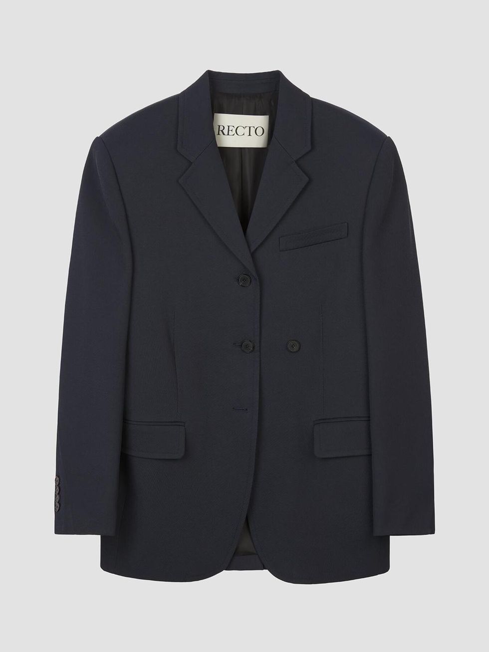 a grey suit jacket